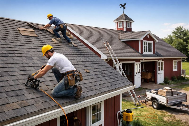Barn Roof Construction in Fredericksburg, VA