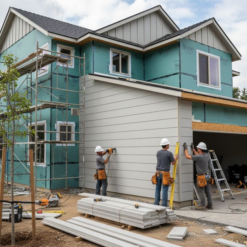 Composite Siding Installation