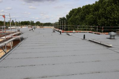 Single Ply Roof Installation in Fredericksburg, VA