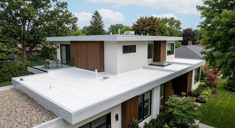 TPO Roof Construction in Fredericksburg, VA